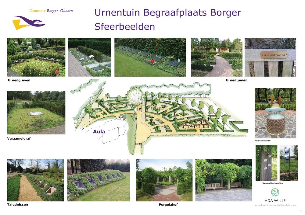 Plannen urnentuin Borger